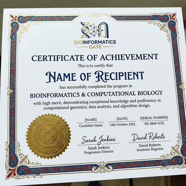 Bioinformatics Gate Premium Certificate