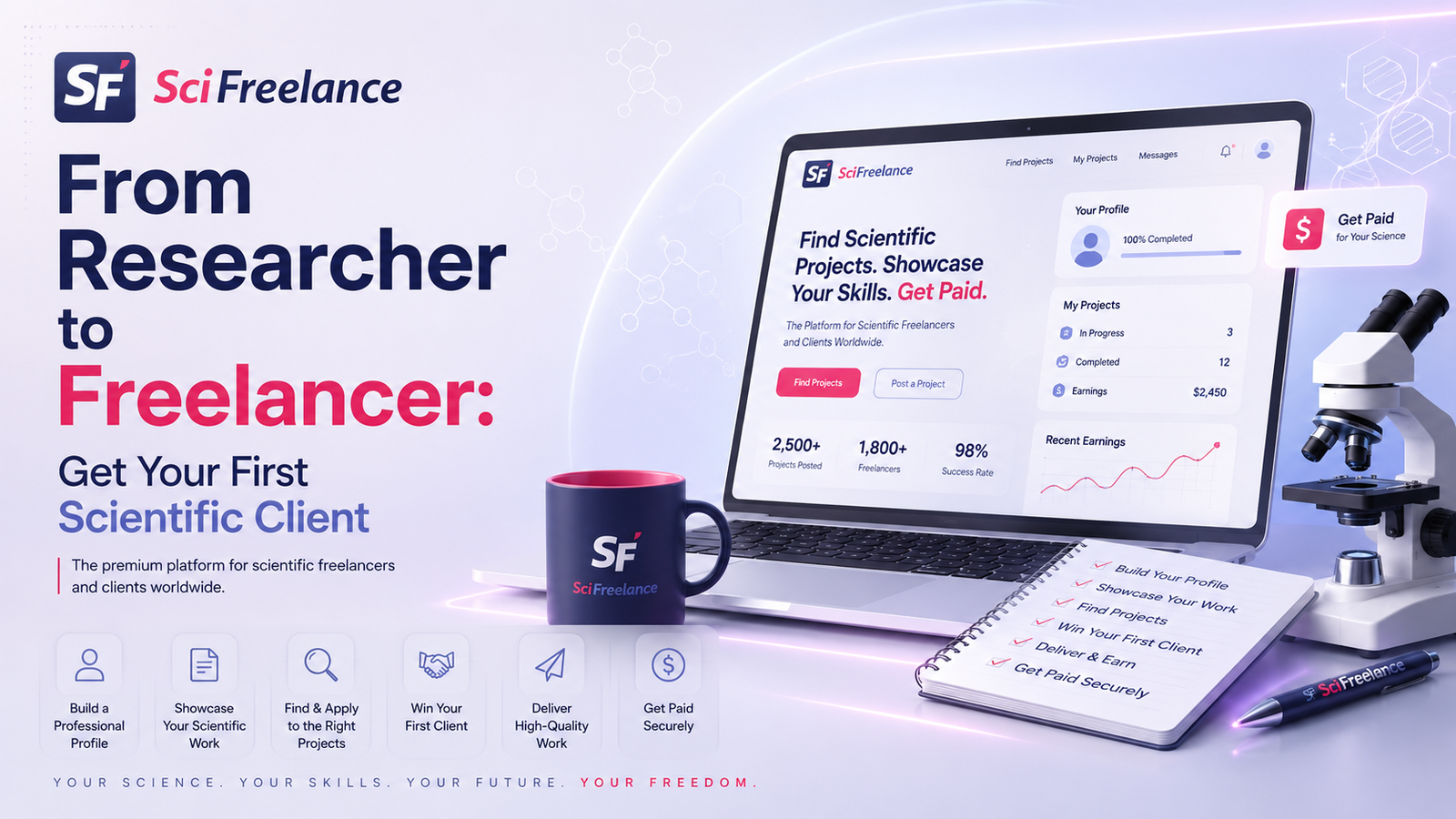 From Researcher to Freelancer: Get Your First Scientific Client